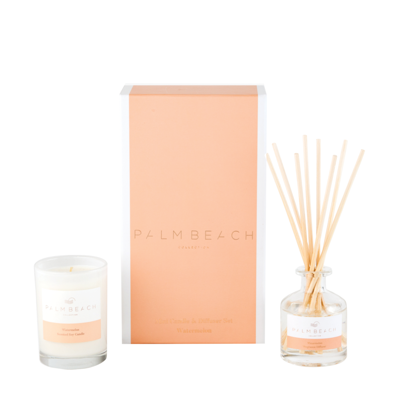 Watermelon - Mini Candle & Diffuser Pack - Palm Beach Collection