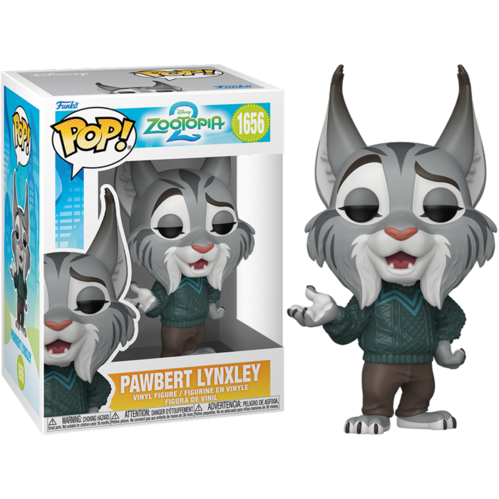 Zootopia 2: Pawbert Lynxley Funko Pop! Vinyl Figure #1656