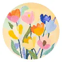 Billie Floral Ceramic Coaster