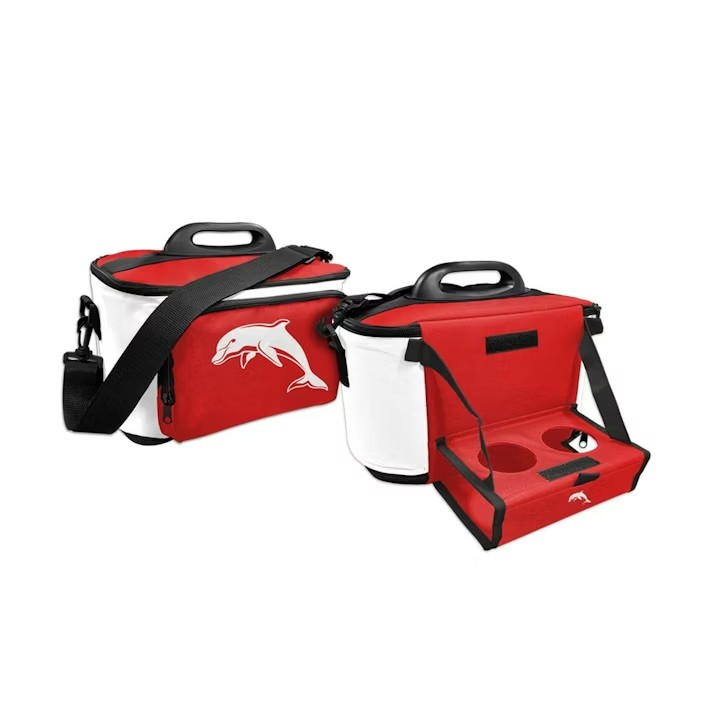 NRL Dolphins Cooler Bag with Tray 