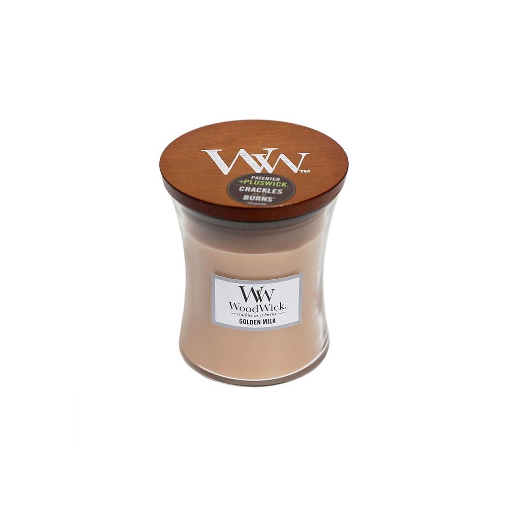 Golden Milk Medium Candle - WoodWick