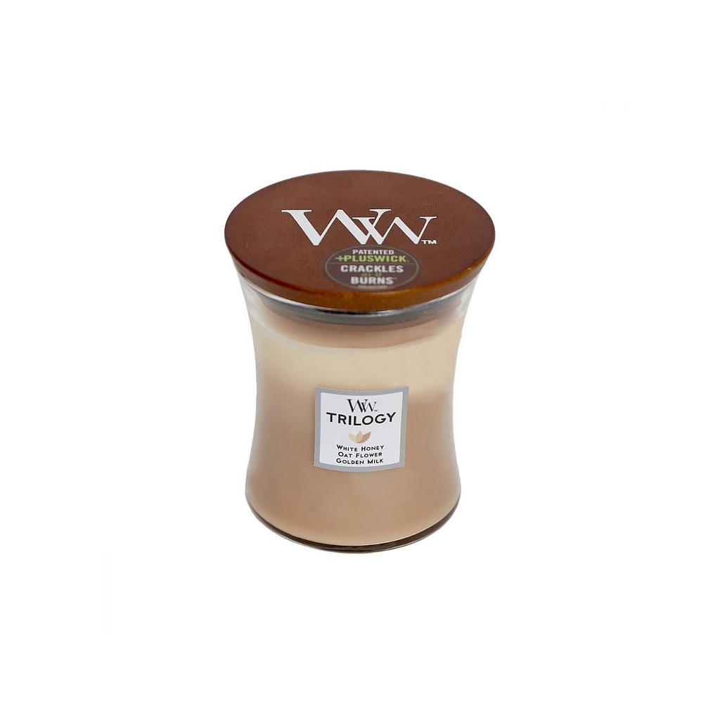 Golden Treats Trilogy Medium - WoodWick Candle