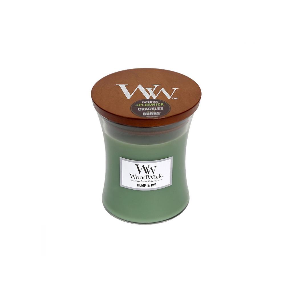 Hemp & Ivy Medium - WoodWick Candle