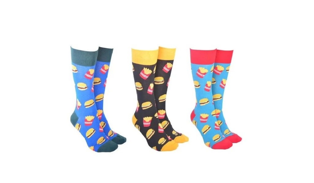 Sock Society - Burgers & Fries