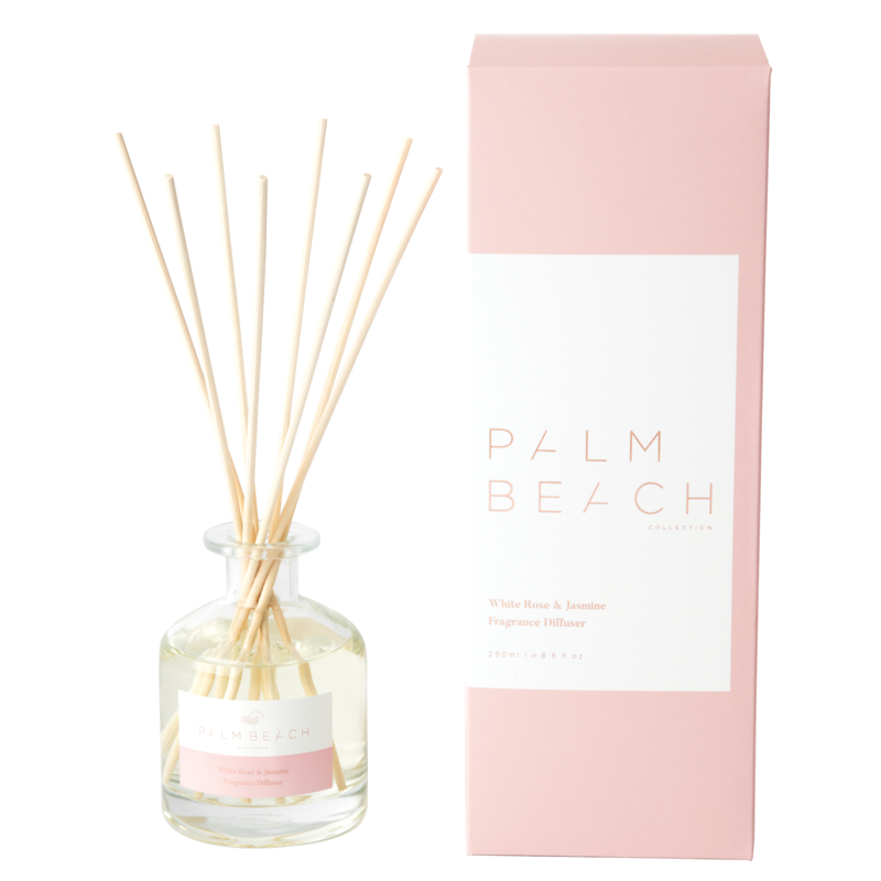 White Rose & Jasmine - Reed Diffuser - Palm Beach Collection