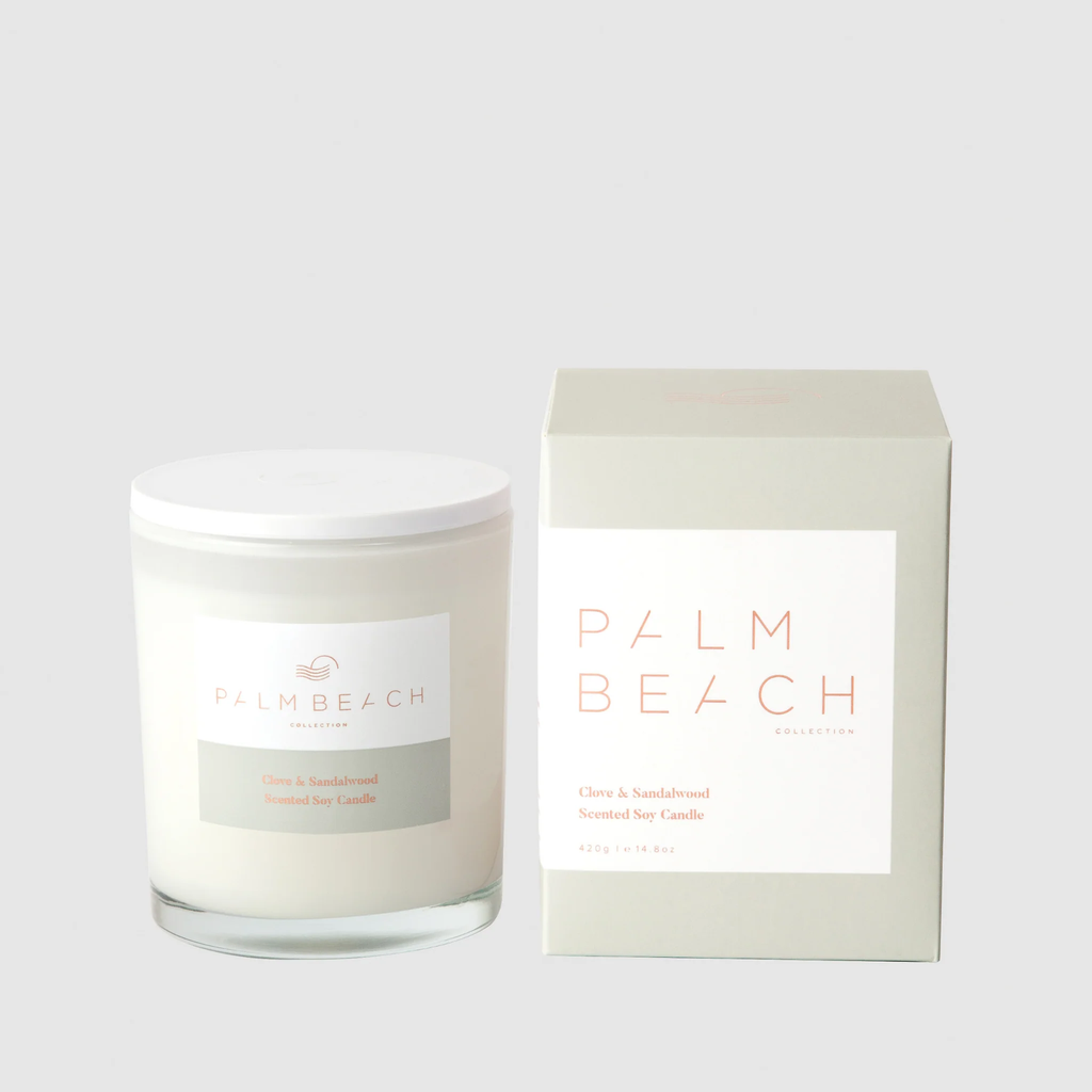 Clove & Sandalwood - Standard Candle - Palm Beach Collection