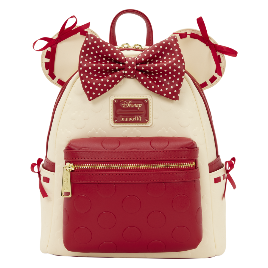 Disney - Minnie Mouse Rock the Dots Coquette Mini Backpack - Loungefly