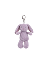 Mary Meyer Nubby Bunny Purple Bag Charm