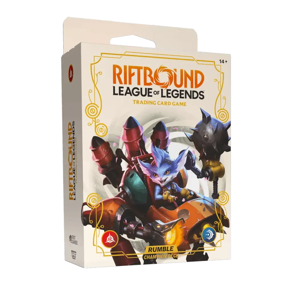 Riftbound: League of Legends Trading Card Game Spiritforged Rumble Champion Deck