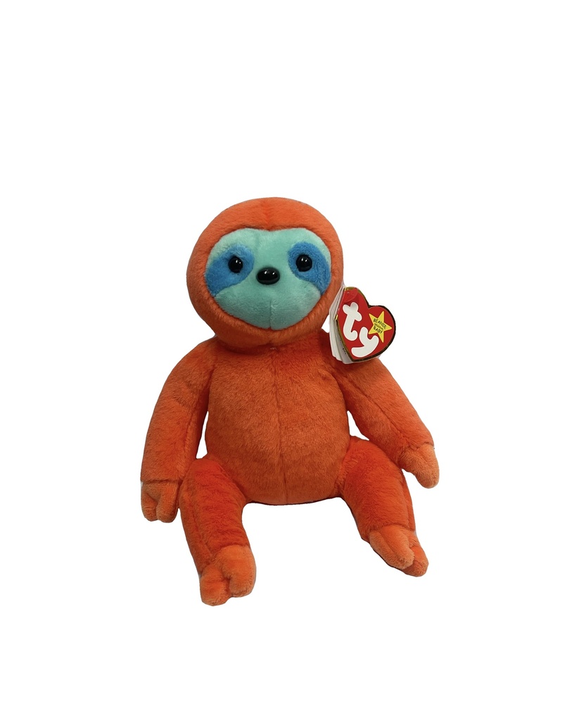 Ty Beanie Babies: Molasses the Orange Sloth (30th Anniversary Edition)