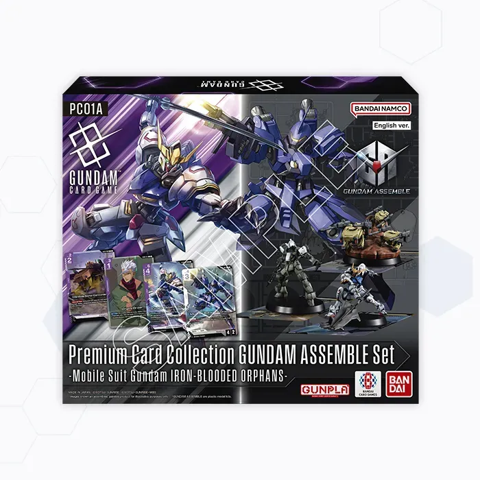 Gundam Card Game: Gundam Assemble Set – Premium Card Collection Mobile Suit Iron Blooded Orphans [PC01A]