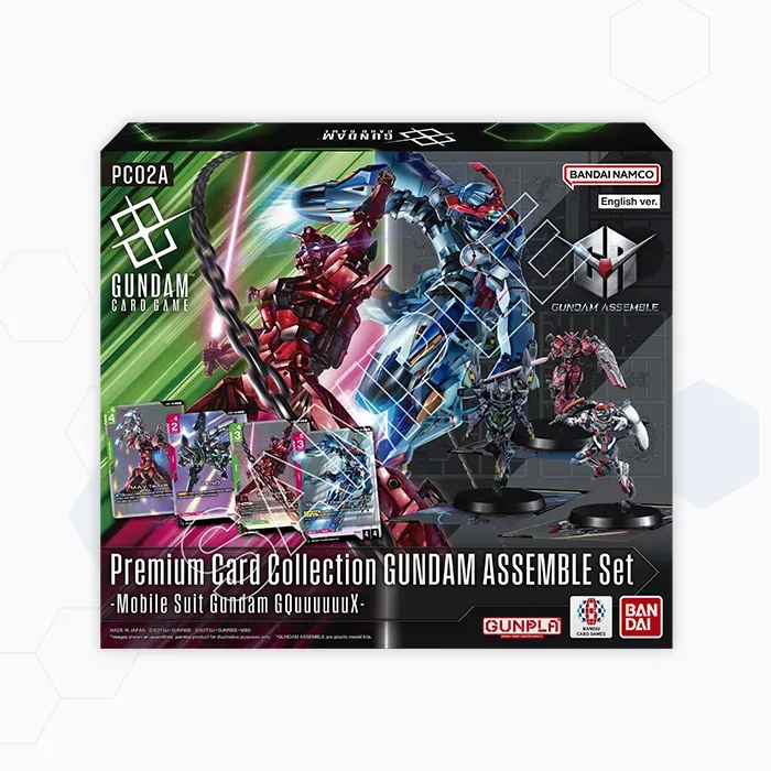 Gundam Card Game: Gundam Assemble Set – Premium Card Collection Mobile Suit GQuuuuuuX [PC02A]