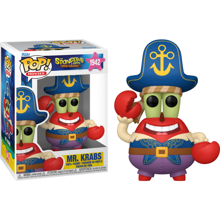 The SpongeBob Movie (2025) - Mr. Krabs Funko Pop! Vinyl Figure #1942