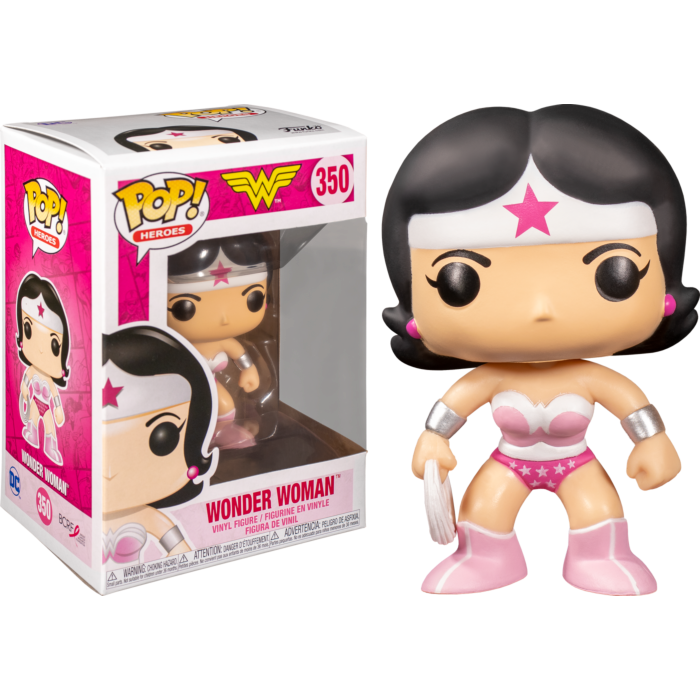 Wonder Woman (Comics) - Woman Woman Breast Cancer Awareness Funko Pop! Vinyl Figure #350