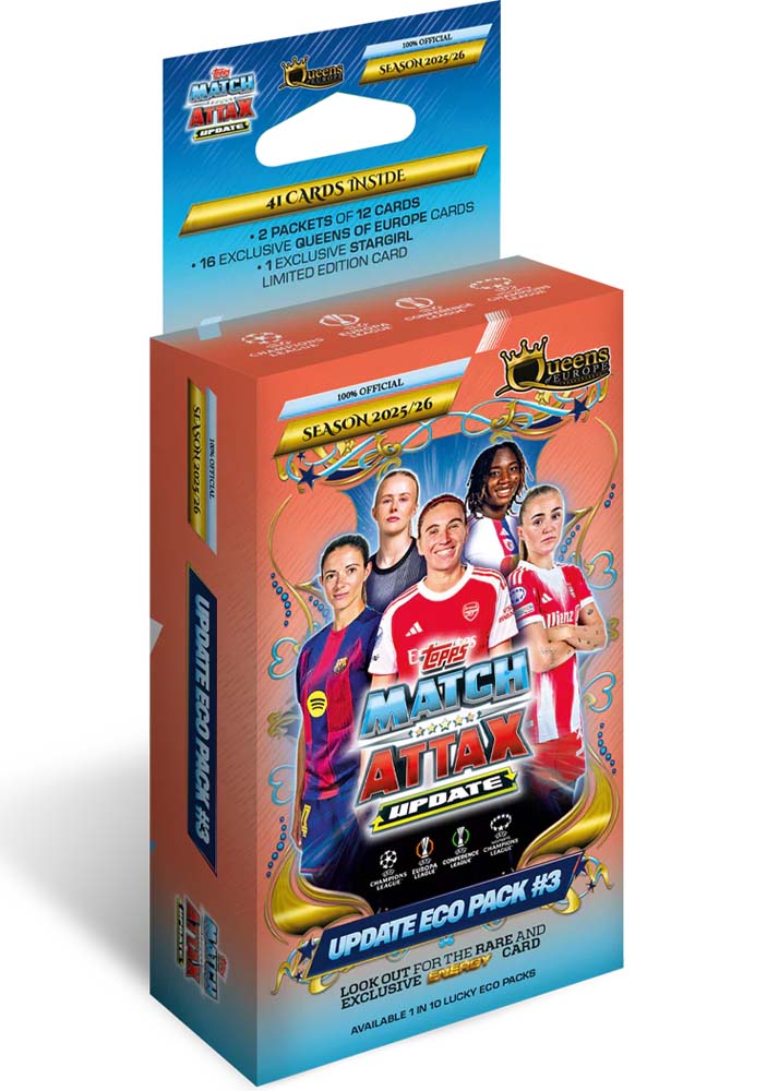 UCC Match Attax Champions League 2025/2026 Edition ECO Hanger Box Queens of Europe