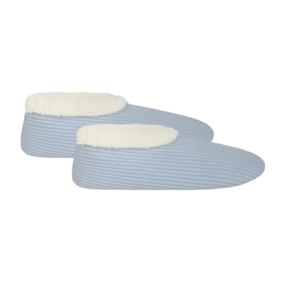 Slumbies Women's Cosy Cord Small - Baby Blue Corduroy