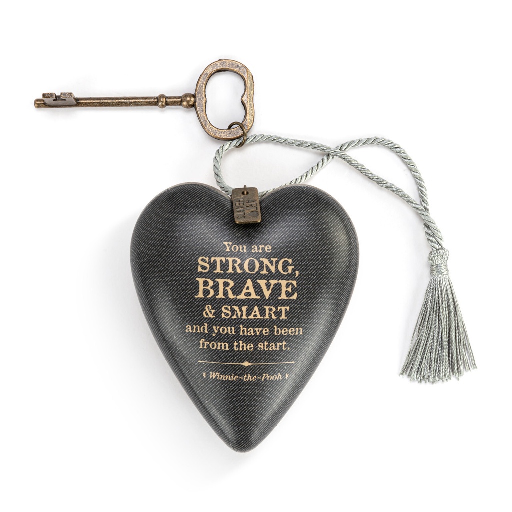 DEMDACO Strong Brave Smart Art Heart 10cm
