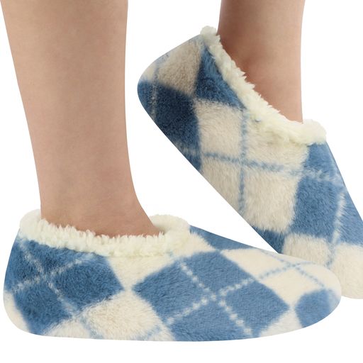 Slumbies Women's Diamonds Large - Pale Blue / White