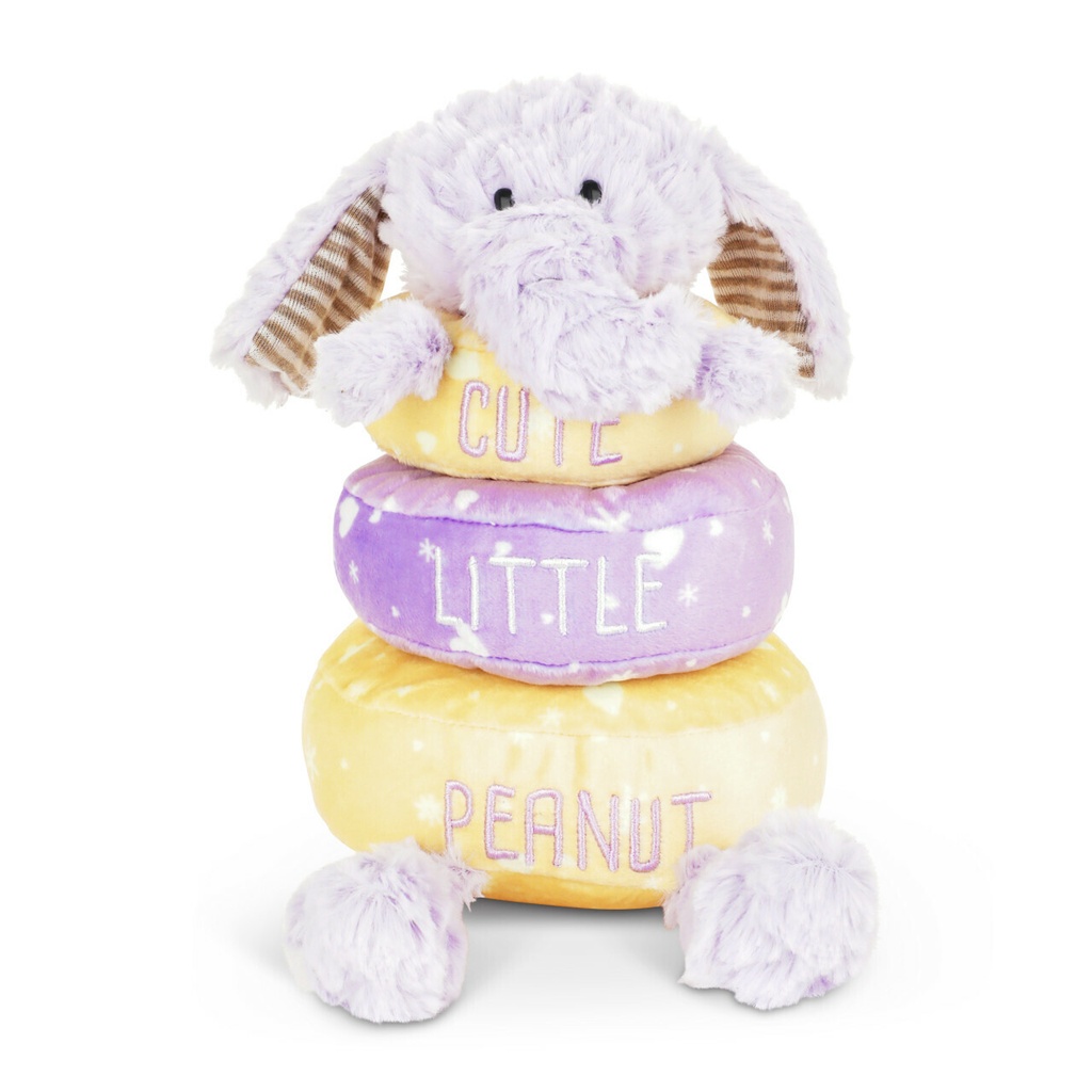 DEMDACO Baby Stackable Plush Elephant 23cm