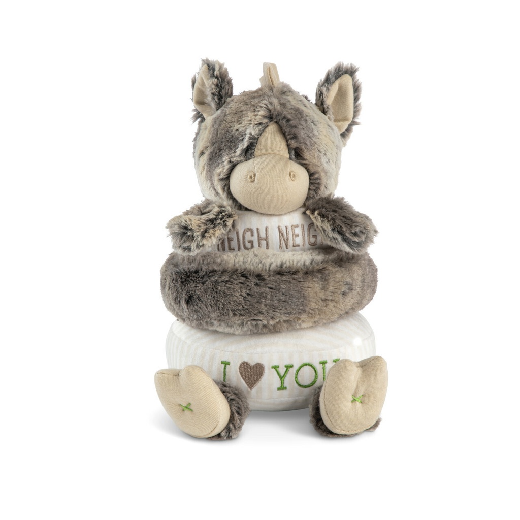 DEMDACO Baby Stackable Plush Horse 23cm