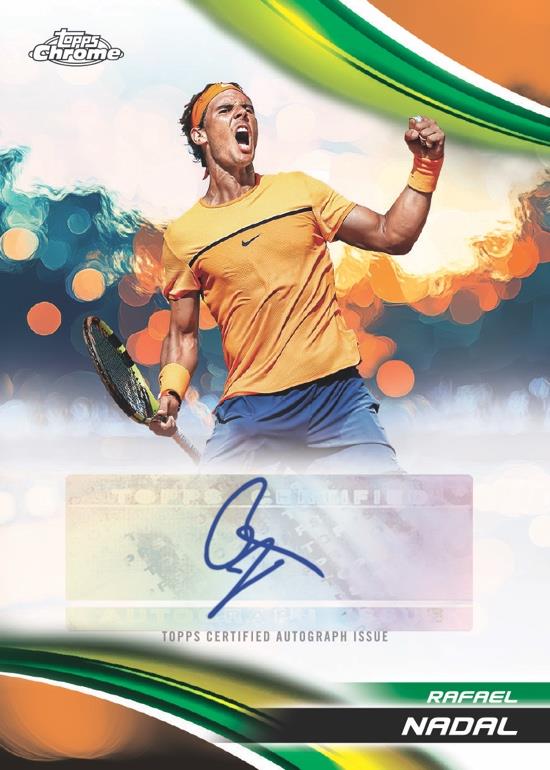 Topps 2025 Chrome Hobby Delight Tennis Autograph Card Box