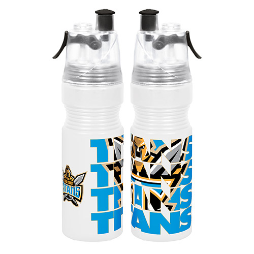 [NRL095HP] NRL Gold Coast Titans Misting Drink Bottle