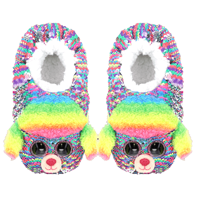 [95535] Ty Fashion Sequin Slippers Rainbow - Medium