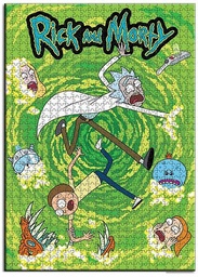[85049-VR] Rick and Morty Jigsaw Puzzle 1000 Pieces