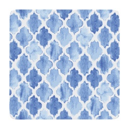 [SHM028C] Sophisticated Hamptons Tiled Shibori Coaster - Splosh