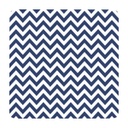 Sophisticated Hamptons Navy Zig Zag Coaster - Splosh