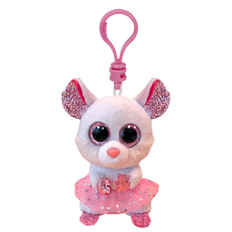 [35246] Ty Beanie Boos Clips - Nina the Mouse with Tutu