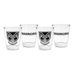 [NRL010CO] NRL New Zealand Warriors Shot Glasses S/4