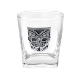 [NRL362AO] NRL New Zealand Warriors Badged Glass