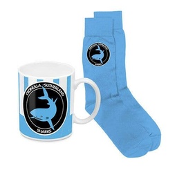[NRL416NL] NRL Cronulla Sharks - Heritage Mug and Socks Gift Pack