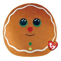 [39214] Cookie the Xmas Gingerbread Man 14" Ty Squish A Boo Christmas 2021