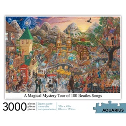 [AQUJP-68504] Magical Mystery - Tour Of 100 Beatles Songs 3000pc Jigsaw Puzzle - Aquarius