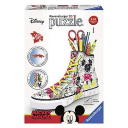 [RB12055-0] Disney - Mickey 3D Sneaker 108pc Puzzle