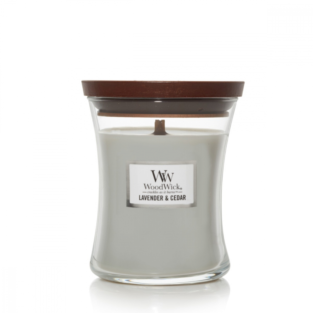 Lavender & Cedar Medium WoodWick Candle Ryft