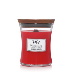 [WW92080] Crimson Berries Medium - Woodwick Candle