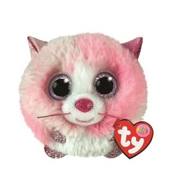 [42525] Tia the Pink Cat - Ty Beanie Balls (Puffies)
