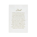 Precious Quote Dad - Splosh