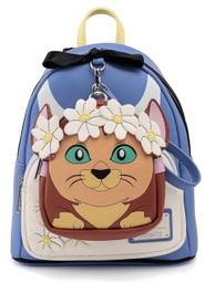[LOUWDBKS0009] Alice In Wonderland - Dress Mini Backpack And Detachable Loungefly