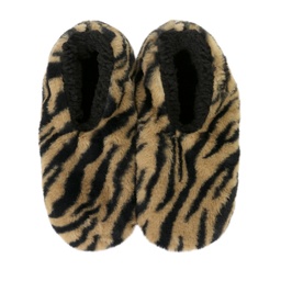 SnuggUps - Women's Slippers Tiger Print Caramel