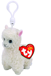 [TY36648] Lily the Cream Llama - Ty Beanie Boos Clip