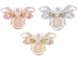 [54150] Sparkle Bee Brooch - Equilibrium Jewellery