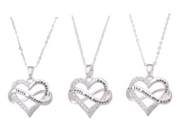 [54160] Infinity Heart Necklace - Equilibrium