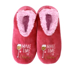 SnuggUps - Women’s Slippers Quote Wine