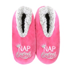 SnuggUps - Women’s Slippers Quote Nap Queen