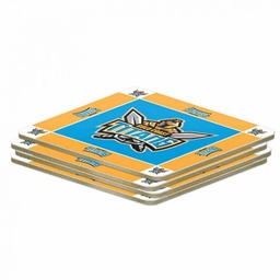 [NRL061BP] NRL Gold Coast Titans Coaster 4 Pack