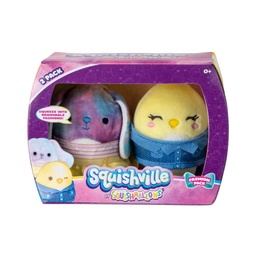 [SQM0093] Squishmallows Squishville 2 Pack - Chuck & Ryder
